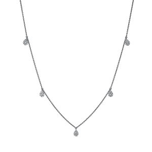 Collier 18 kt RG, mit ZÖ 42 cm