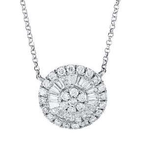 Collier 18 kt RG, mit ZÖ 38,1 cm + 40,6 cm