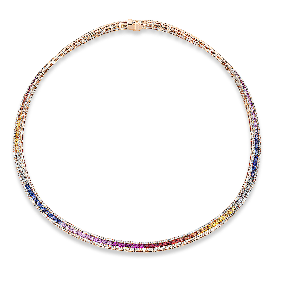 Collier 18 kt RG