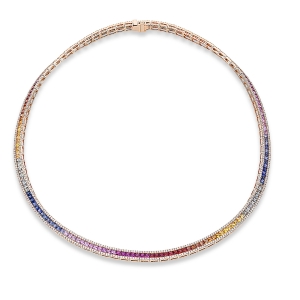 Collier 18 kt RG