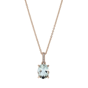 Collier 4er-Krappe 18 kt RG, mit ZÖ 42 cm