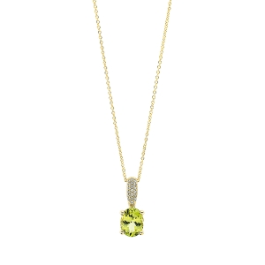 Collier 4er-Krappe 18 kt GG, mit Öse