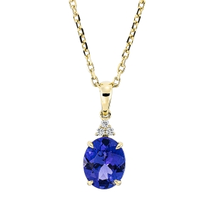 Collier 18 kt GG, mit ZÖ 40,6 cm + 43,2 cm