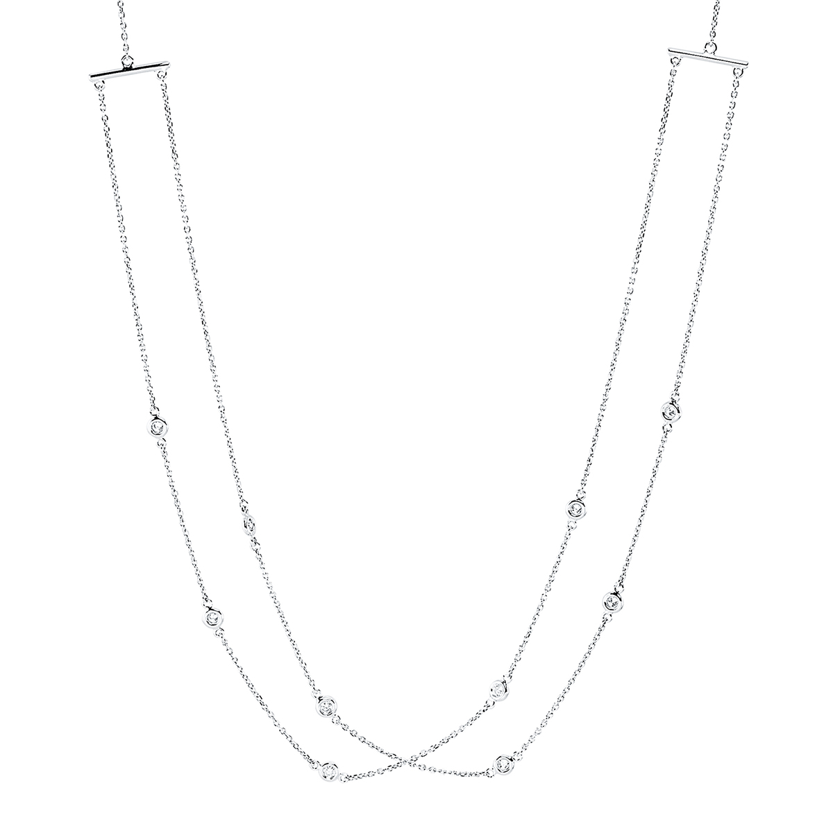 Collier Zarge 18 kt WG