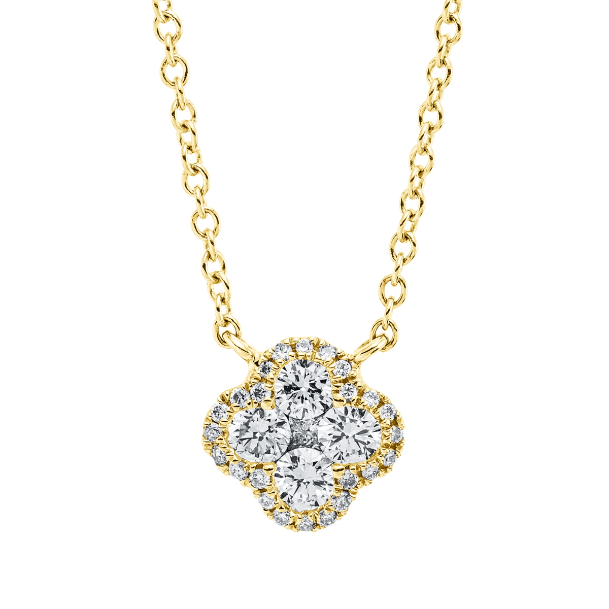 Collier 18 kt GG, mit ZÖ 41 cm