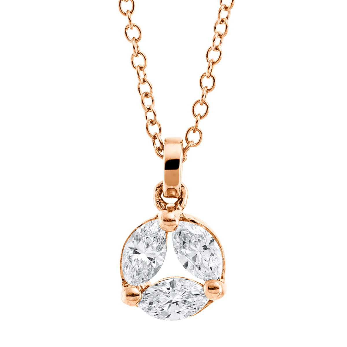 Collier 18 kt RG