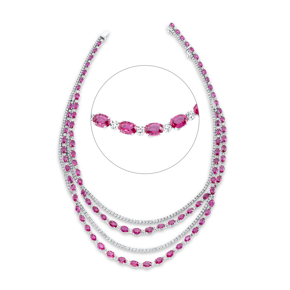 Collier 18 kt WG