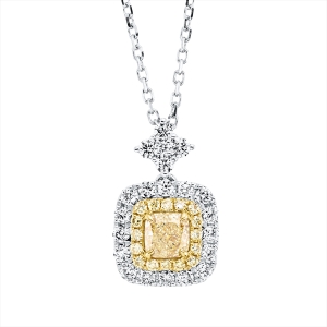 Collier 18 kt WG+GG