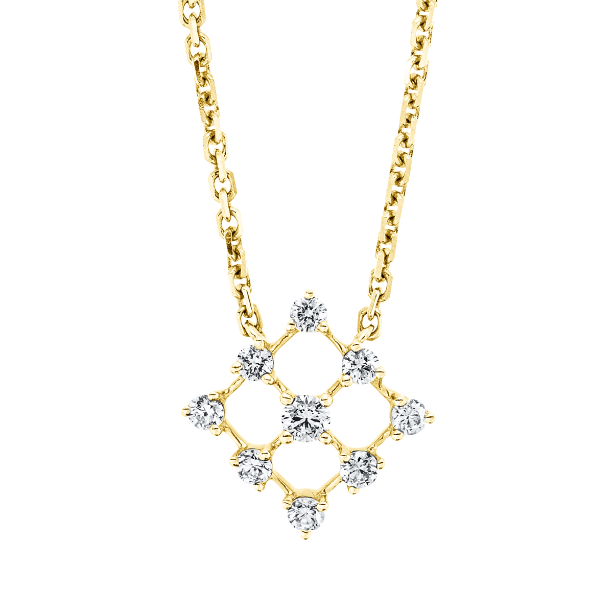 Collier 14 kt GG, mit ZÖ 40 cm + 43 cm