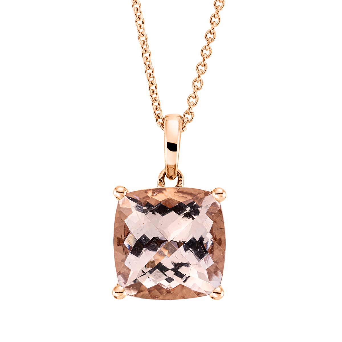 Collier 18 kt RG, mit Öse