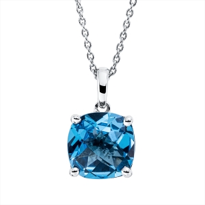 Collier 18 kt WG, mit Öse