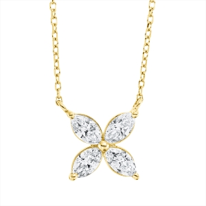 Collier 18 kt GG, mit ZÖ 40 cm + 42 cm