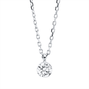 Solitaire Collier  18kt Gelbgold mit 0,30ct Diamanten