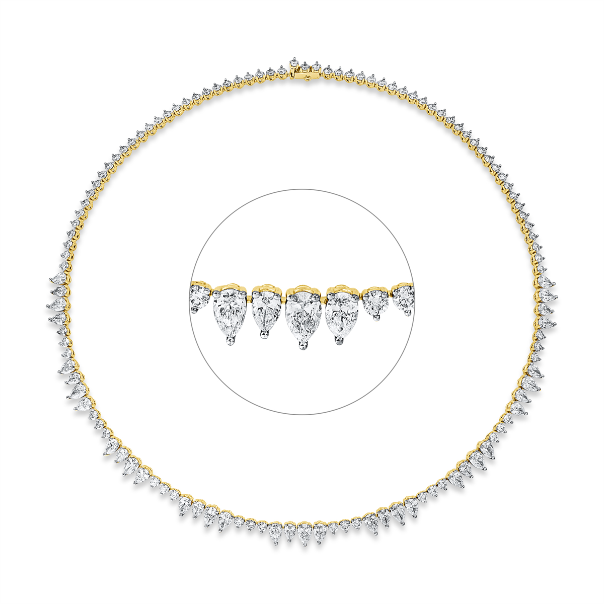 Collier 18 kt GG