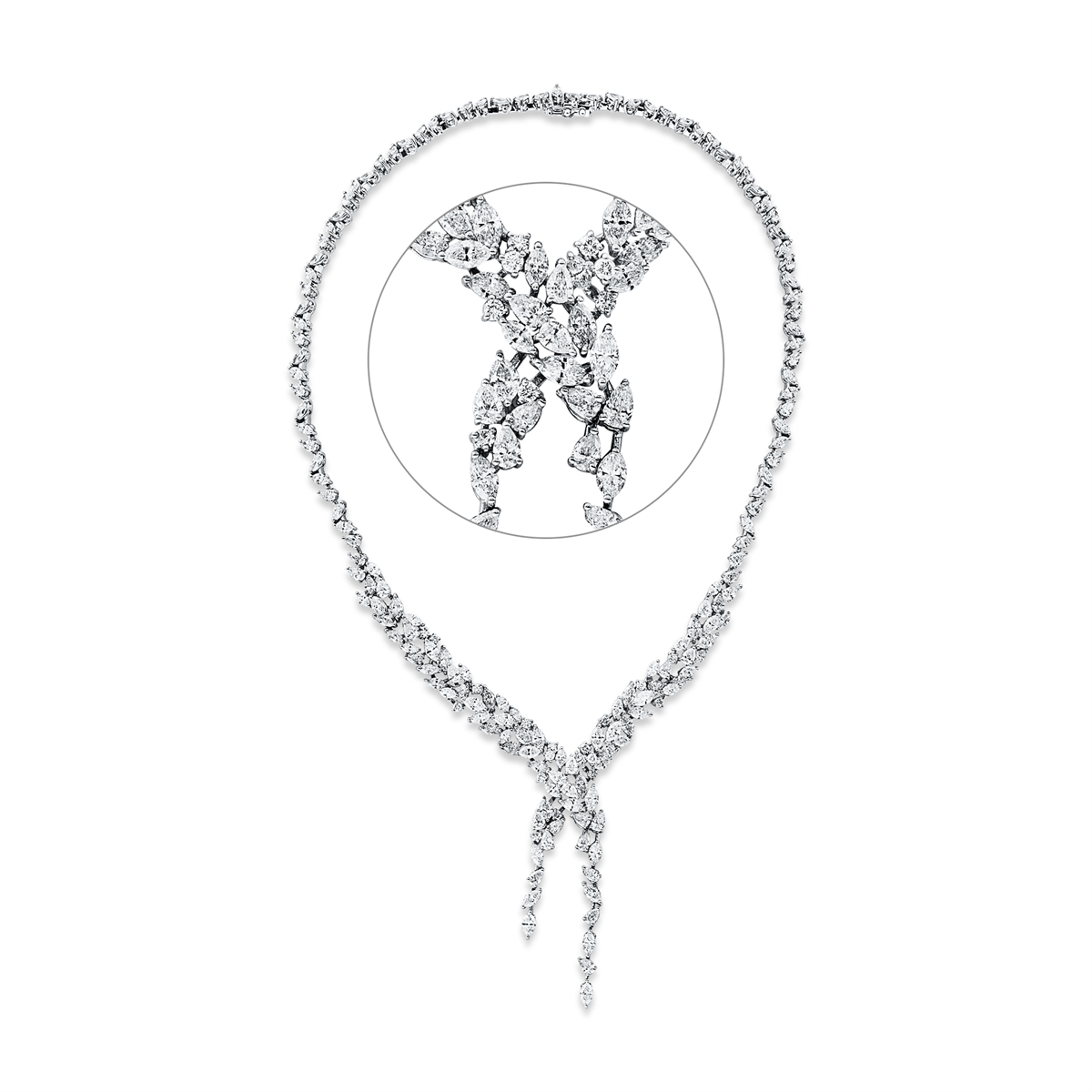Collier 18 kt WG