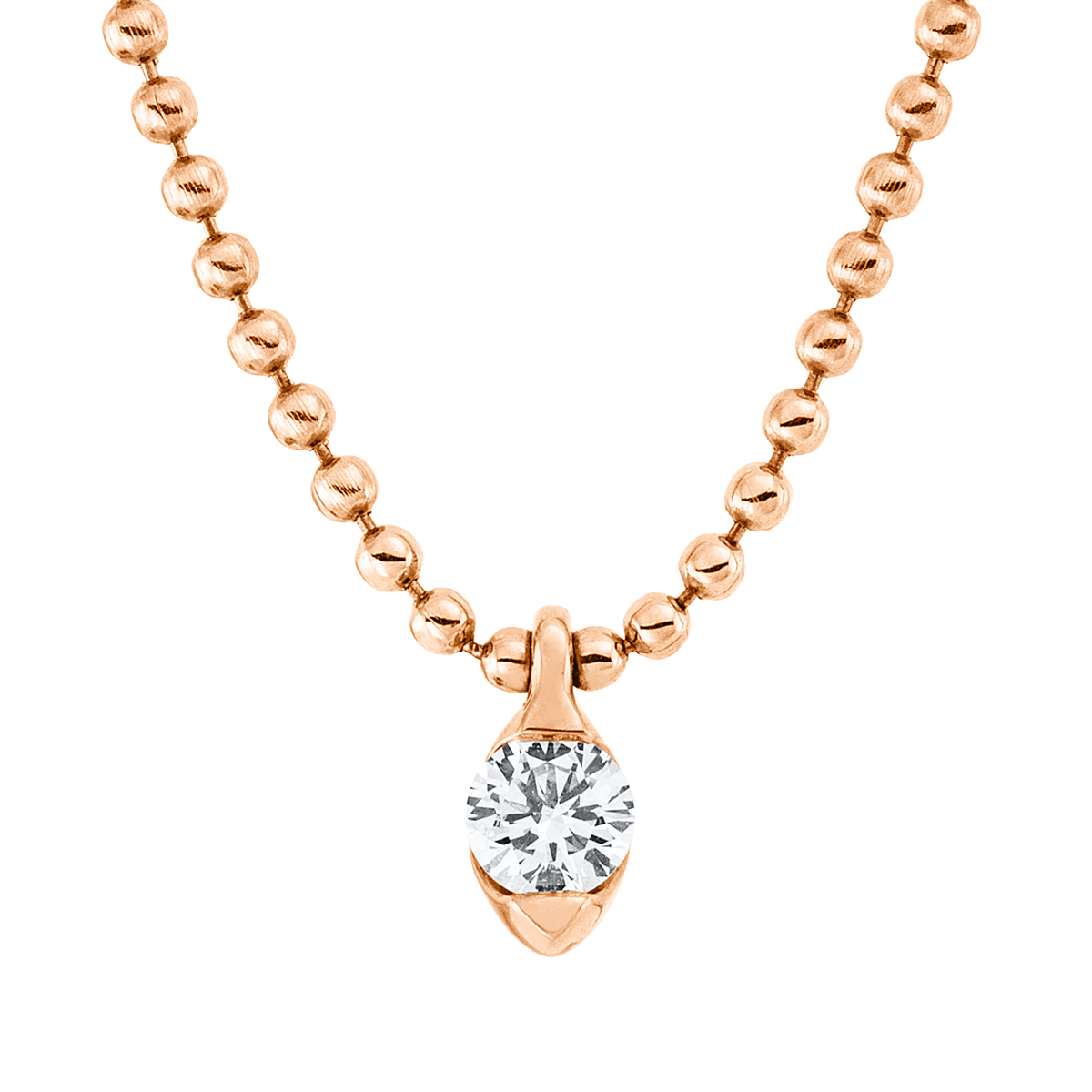 Collier 18 kt RG