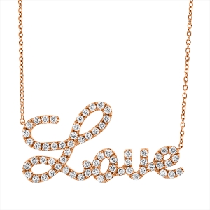 Collier 18 kt RG, mit ZÖ 40,6+42+43,2cm