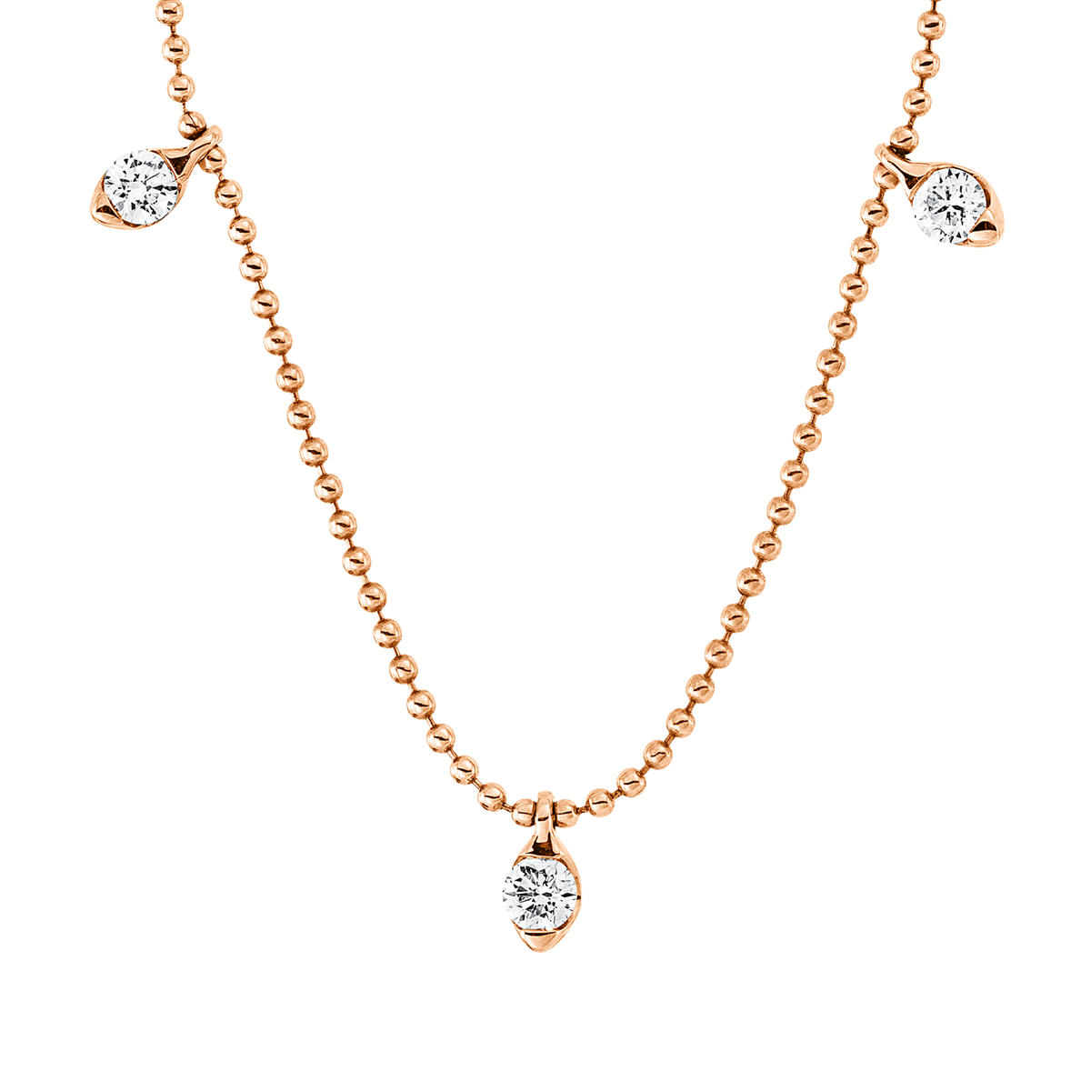 Collier 18 kt RG