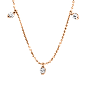 Collier 18 kt RG