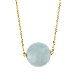 Collier 18 kt GG, mit ZÖ 39,3+42 cm