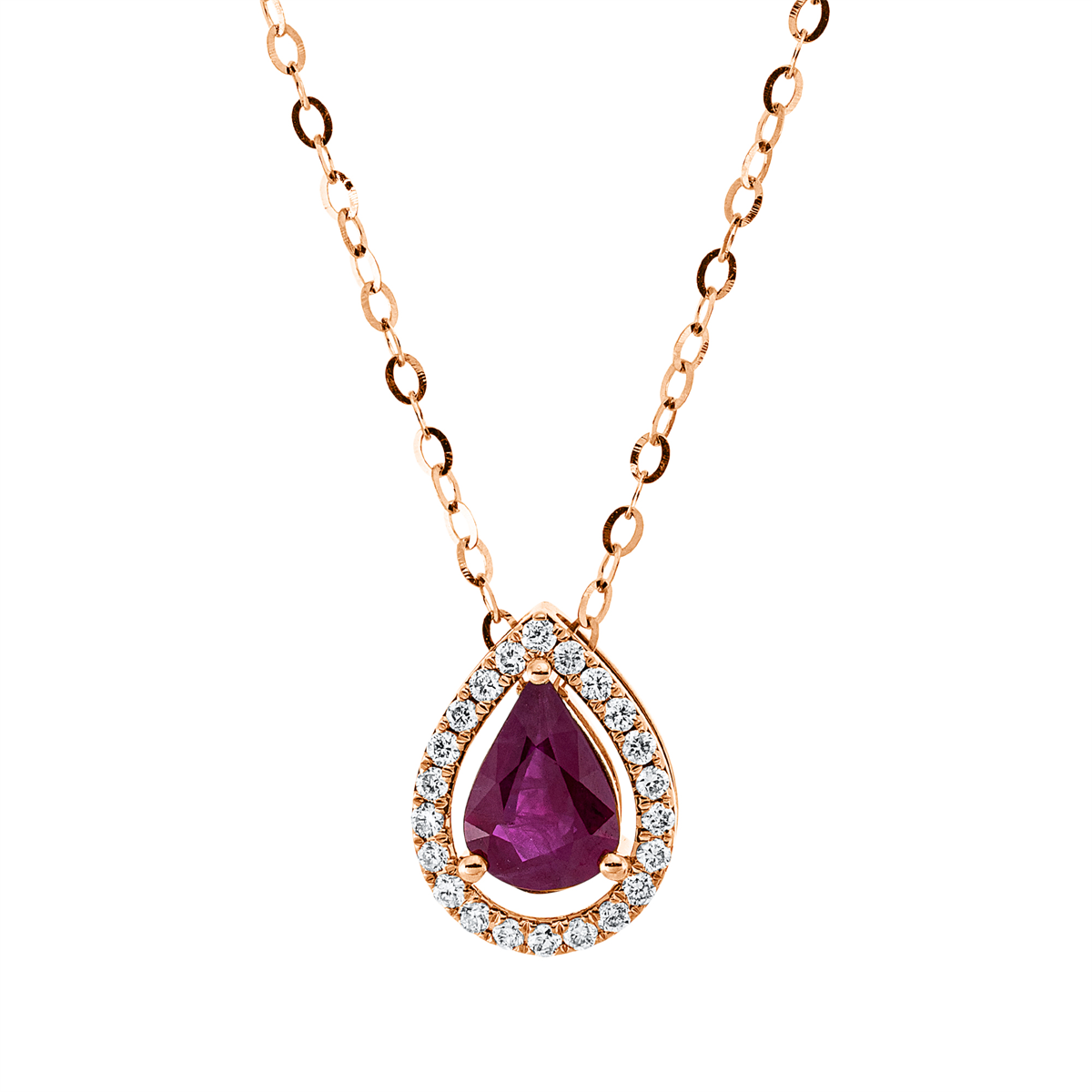 Collier 18 kt GG, mit ZÖ 40,5cm, 43cm