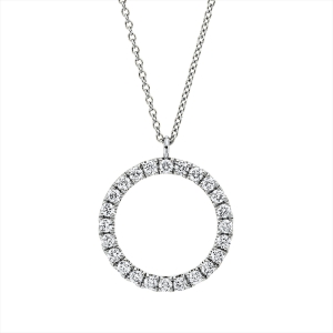 Collier 18 kt GG Kreis
