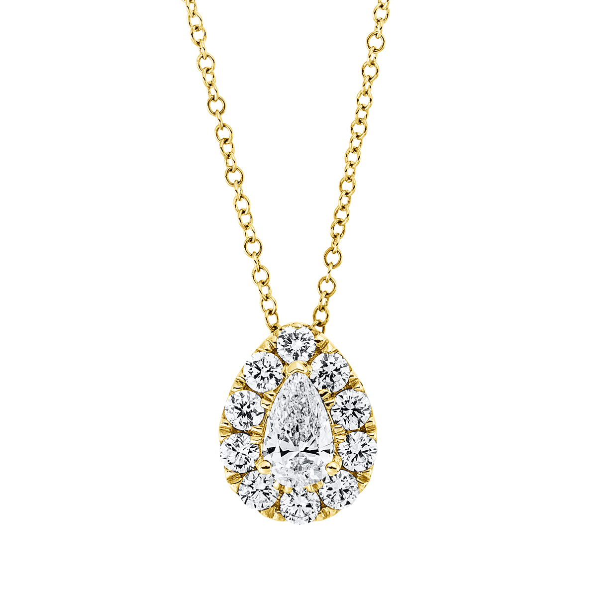 Collier 18 kt RG, mit ZÖ 40 cm