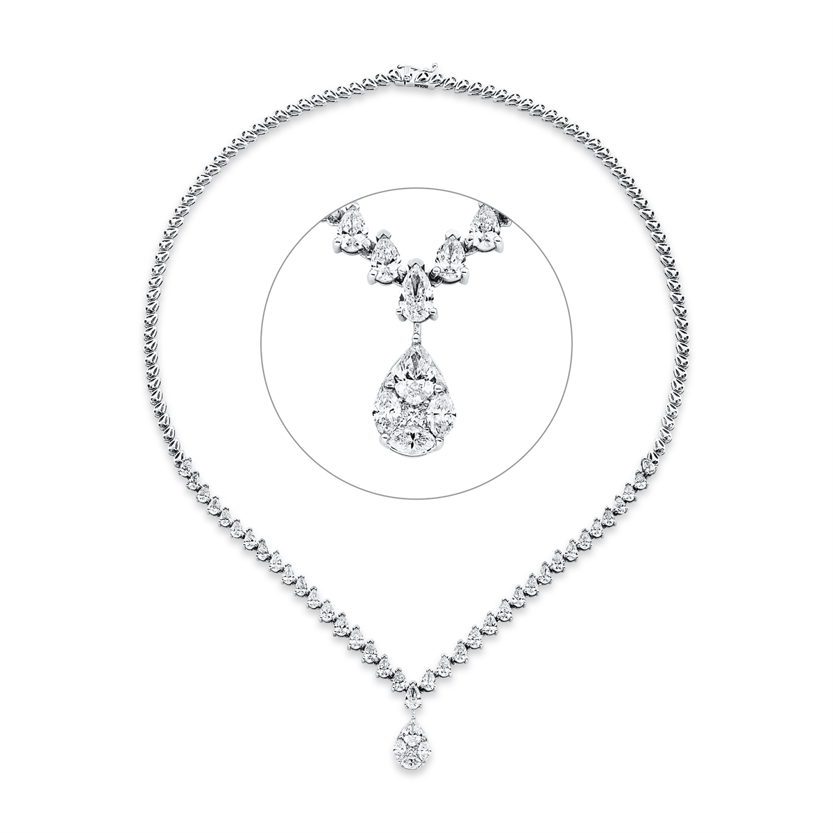 Collier 18 kt WG