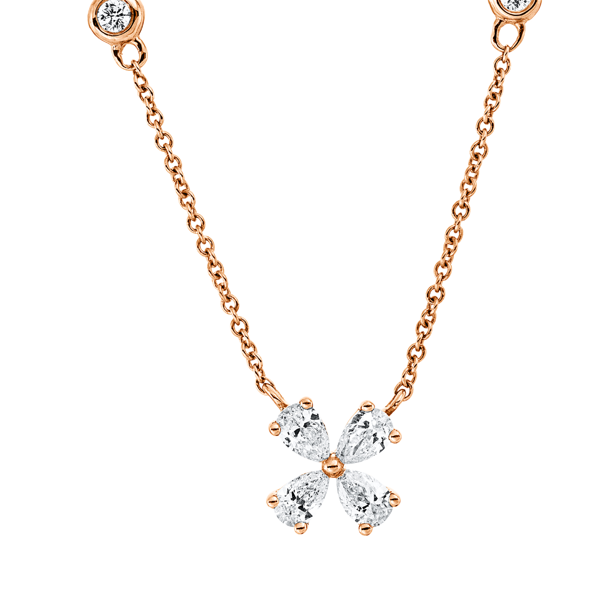 Collier 18 kt RG