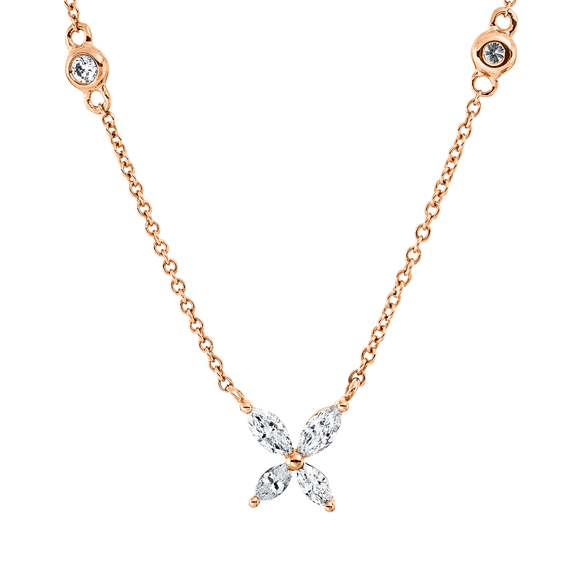 Collier 18 kt RG