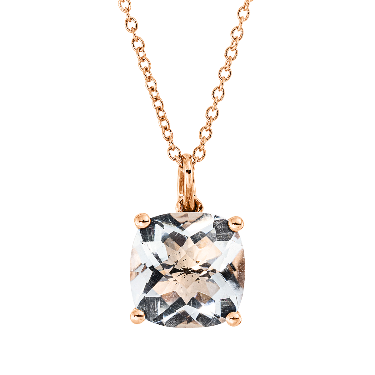 Collier 18 kt RG, mit Öse