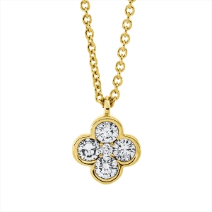 Collier 18 kt GG, mit Öse