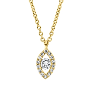Collier 18 kt GG, mit ZÖ 41 cm + 39,5 cm