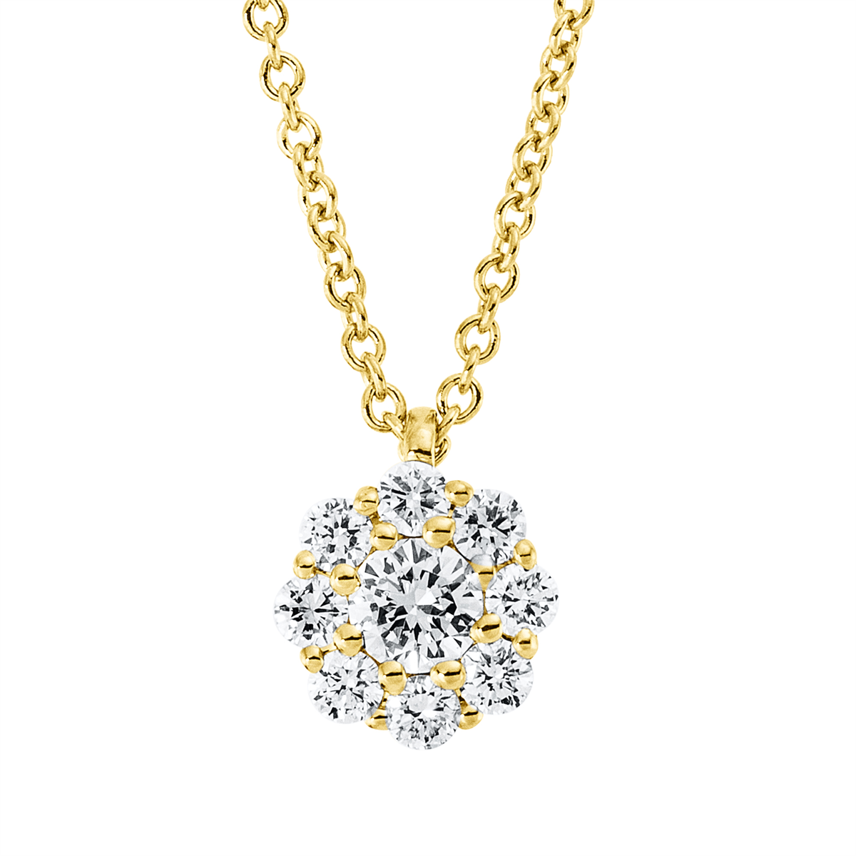 Collier 18 kt GG, mit ZÖ 41 cm + 39,5 cm