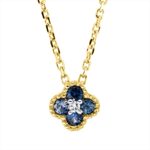 Collier 18 kt GG, Fassung rhodiniert, ZÖ 42 cm