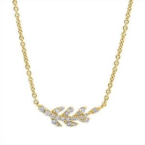 Collier 18 kt GG, mit ZÖ 40 cm + 43 cm