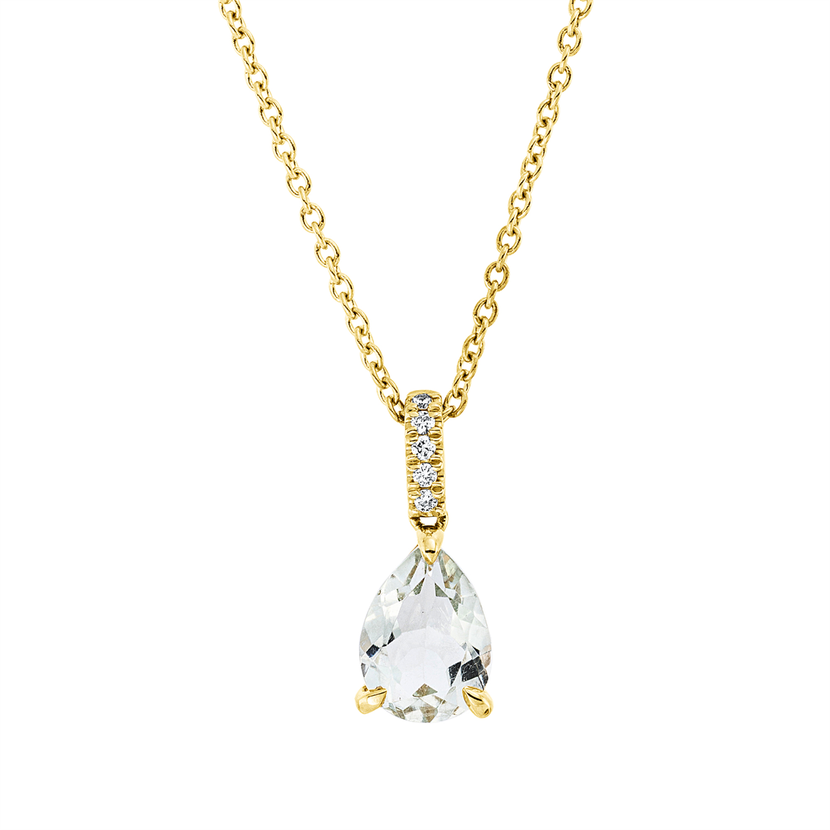 Collier 18 kt GG, mit ZÖ 42 cm