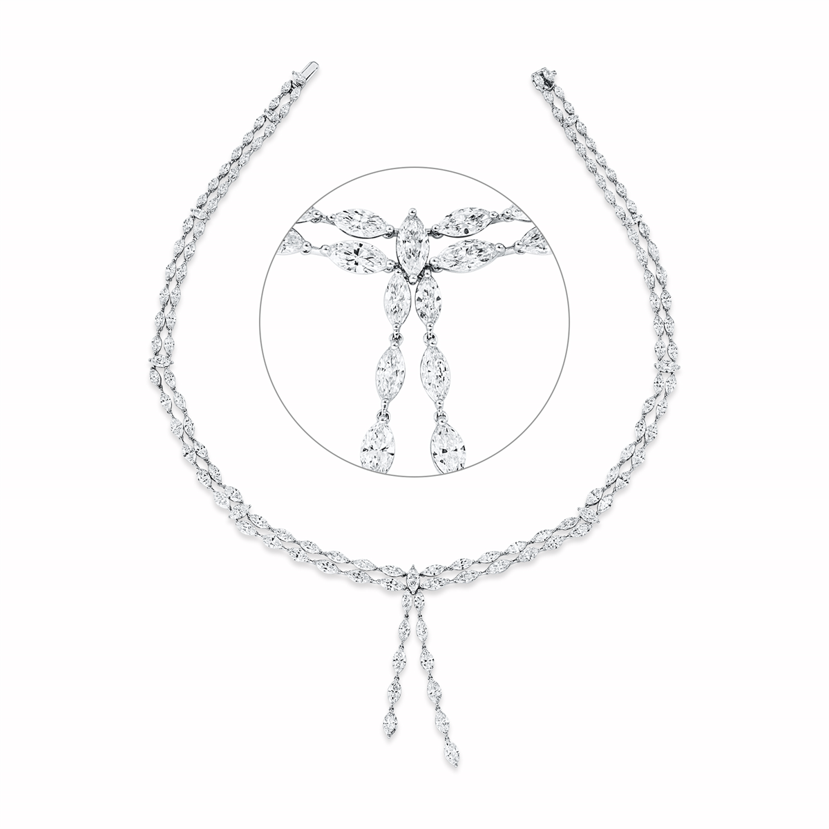 Collier 18 kt WG