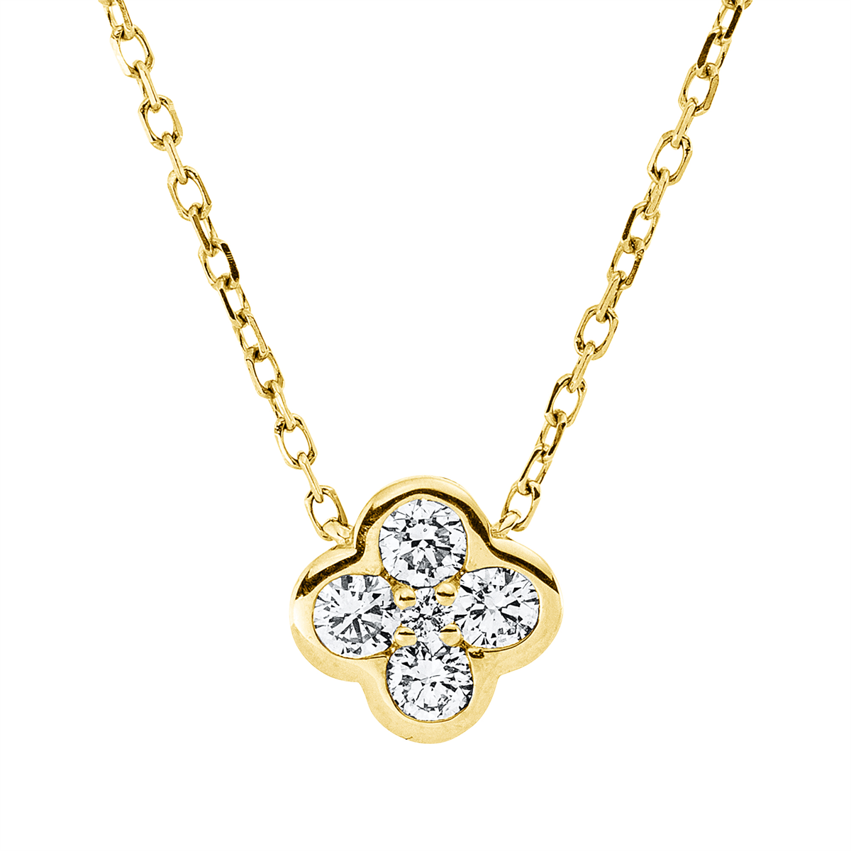 Collier 18 kt GG, mit ZÖ 40 cm