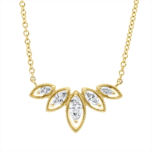 Collier 14 kt GG, mit ZÖ 40 cm + 43 cm