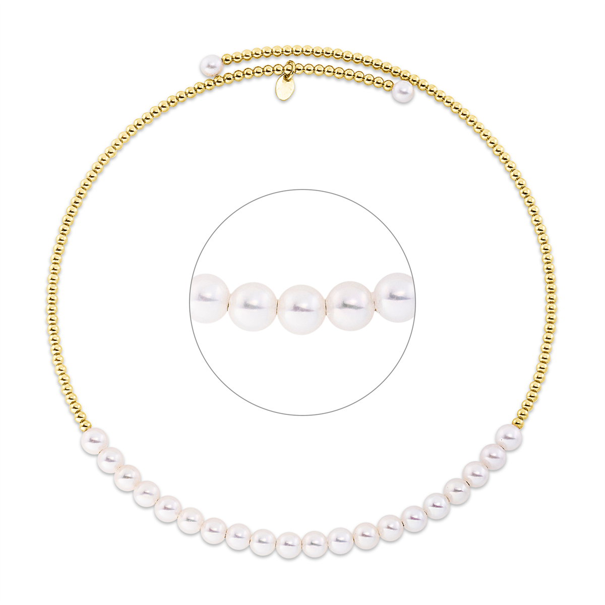 Collier  18kt Gelbgold mit 0,00ct Diamanten