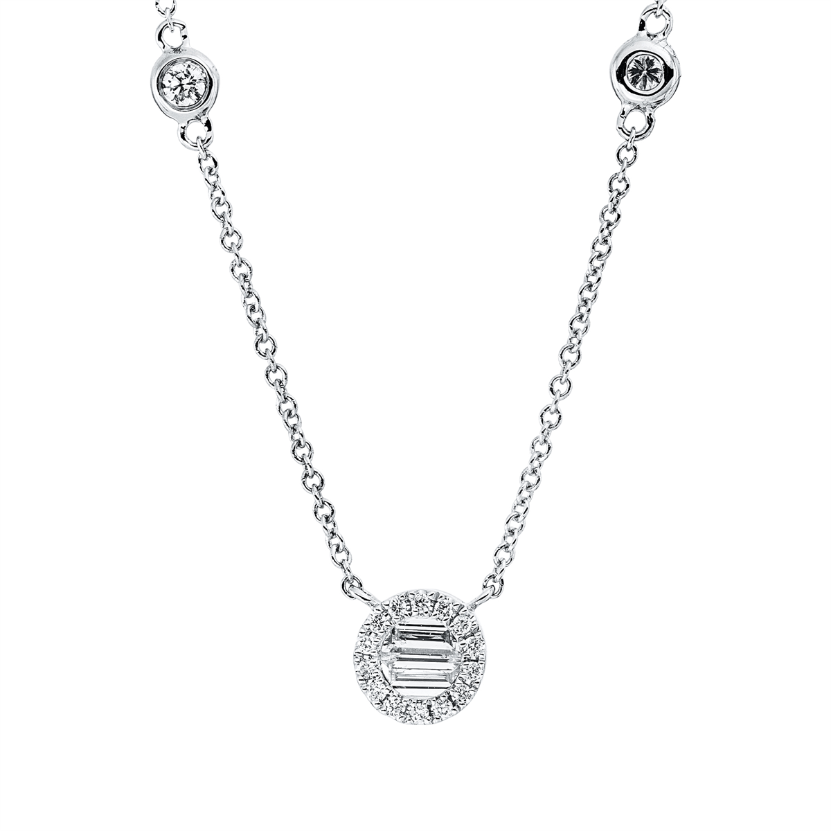 Collier 18 kt WG