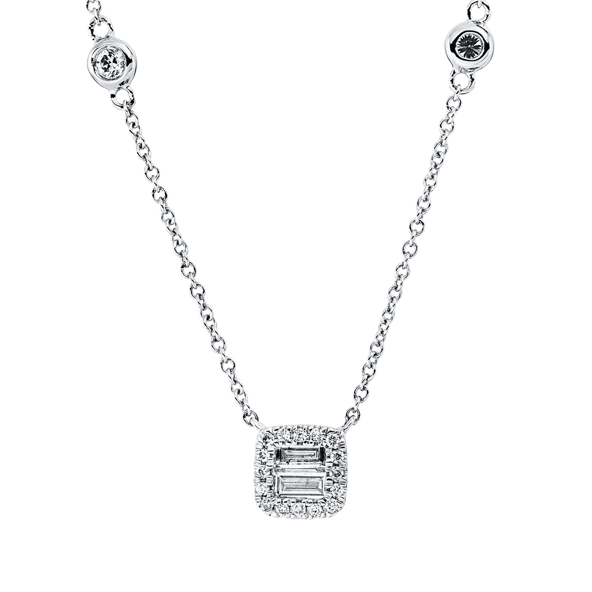 Collier 18 kt WG
