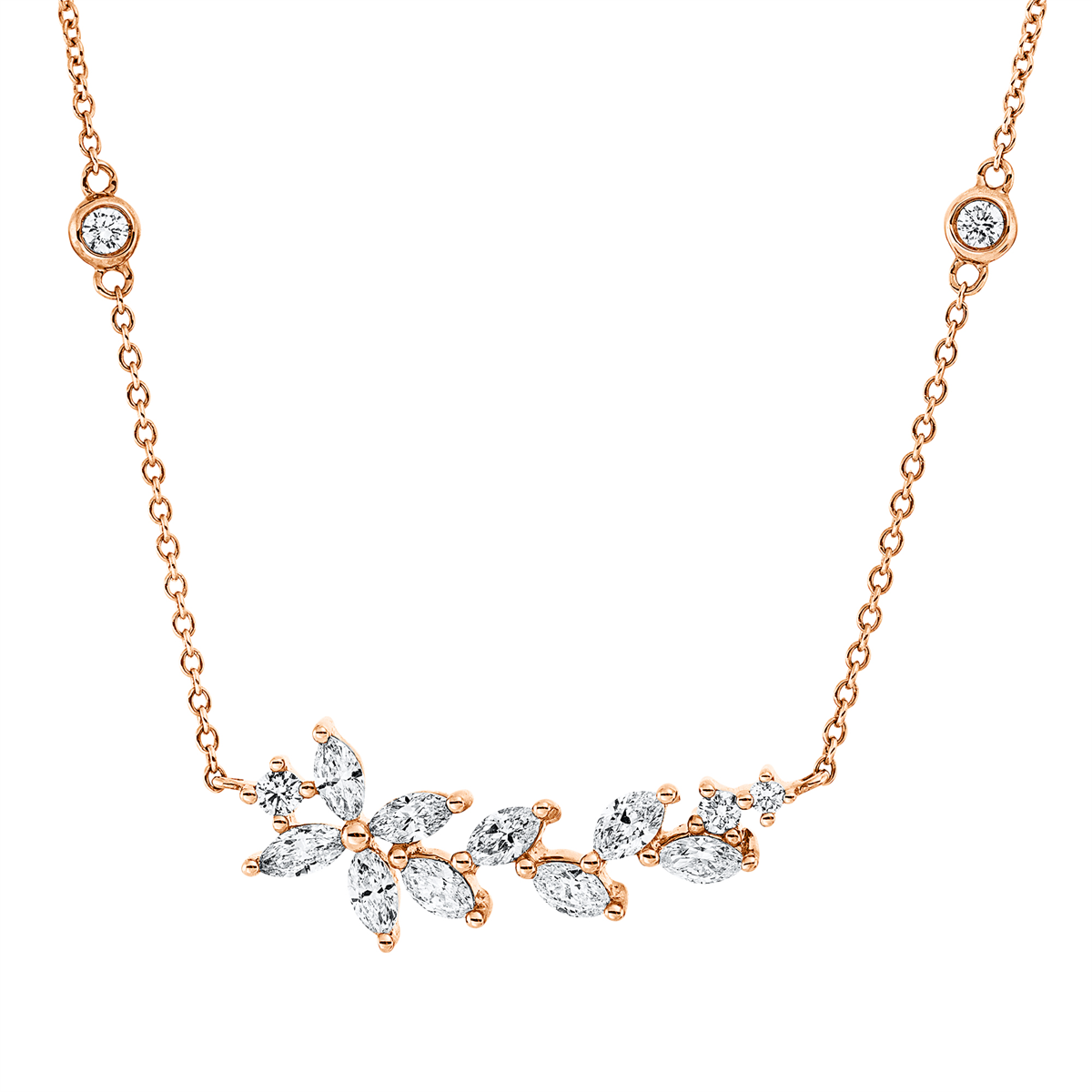 Collier 18 kt RG