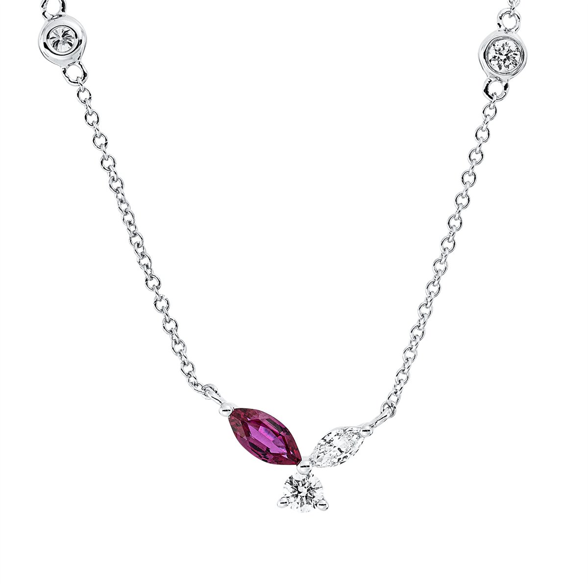 Collier 18 kt WG