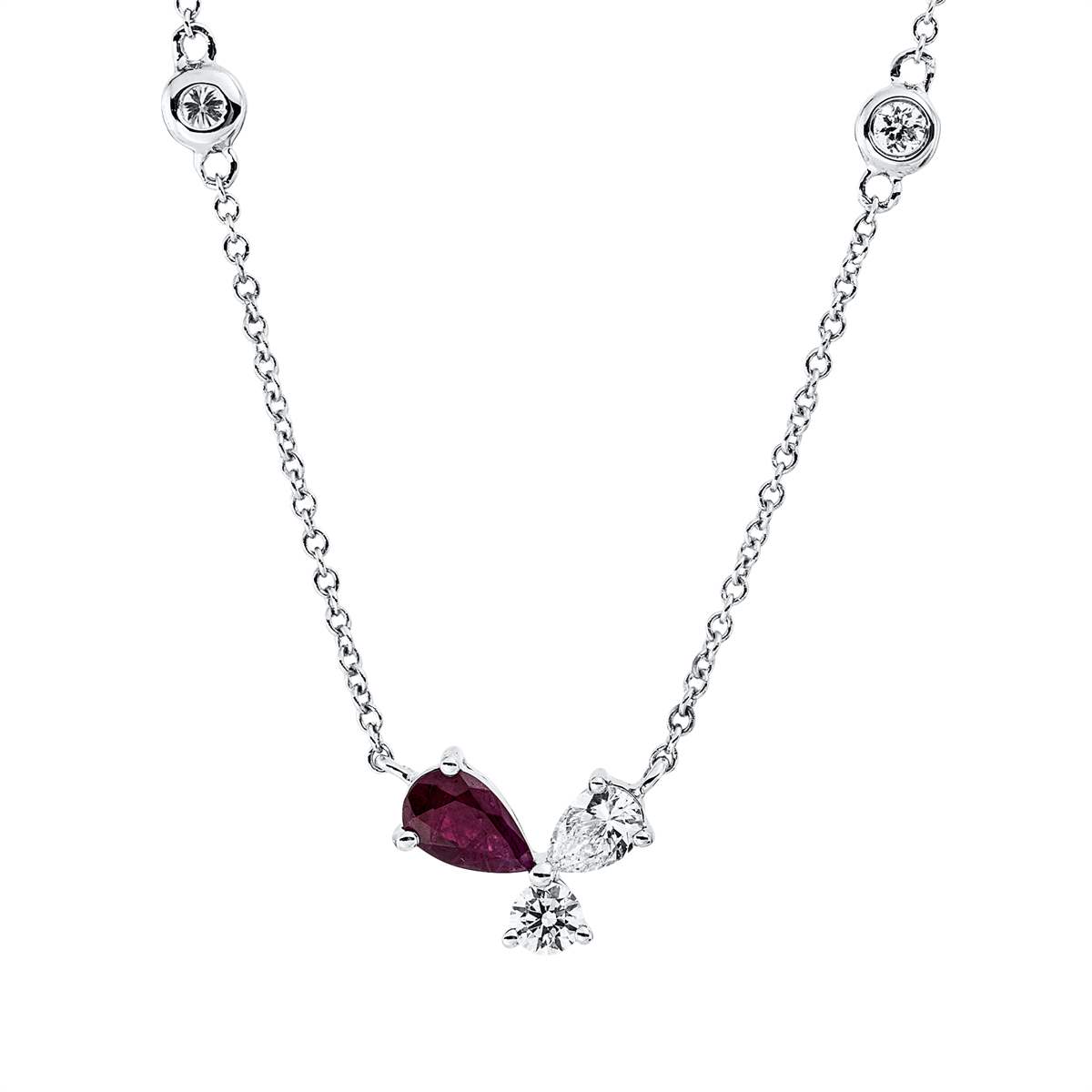 Collier 18 kt WG