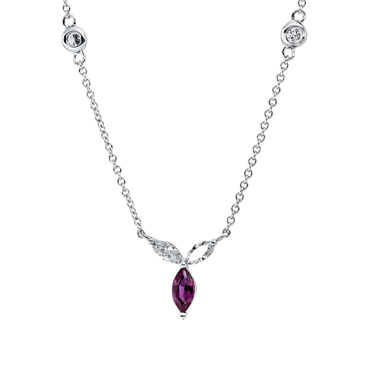 Collier 18 kt WG