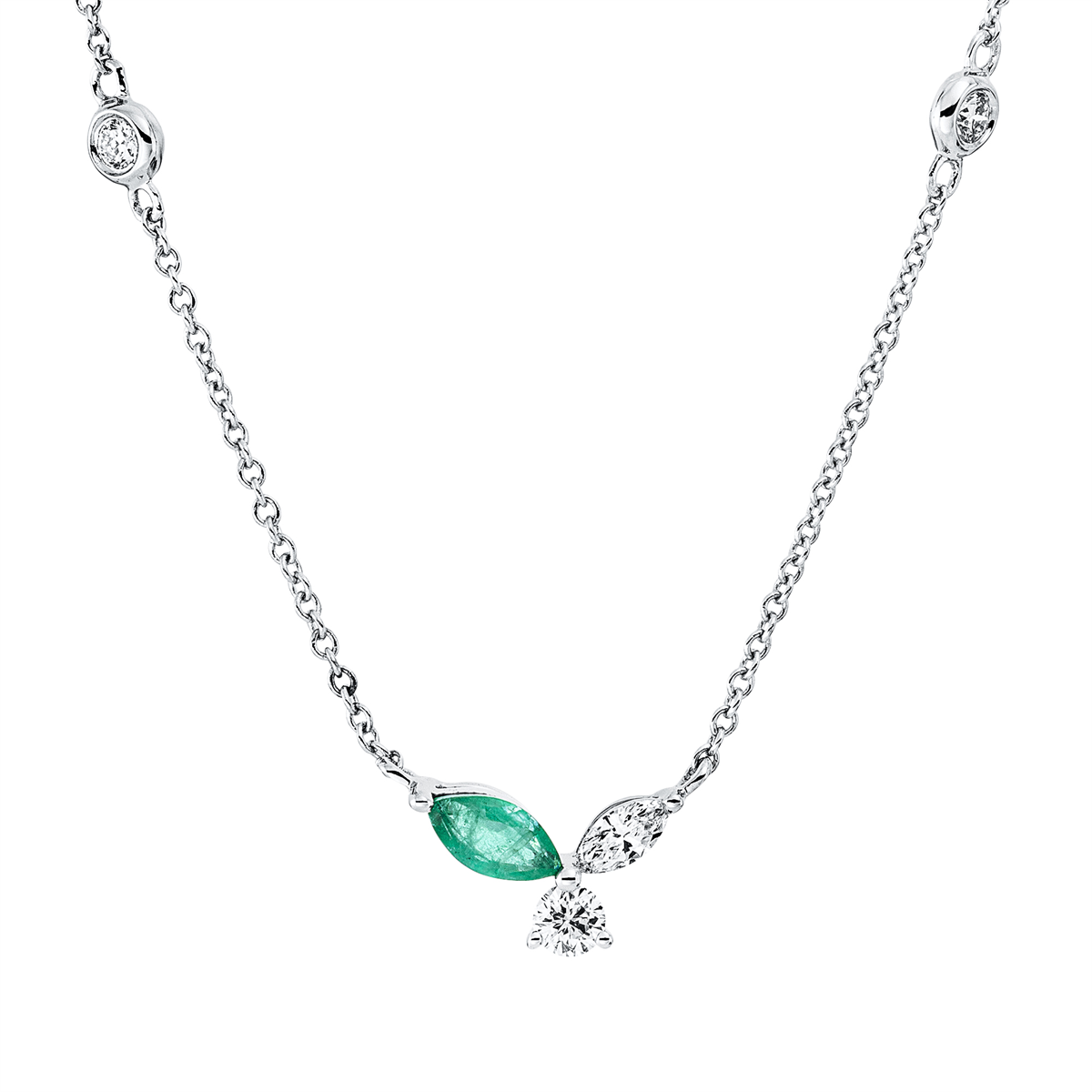 Collier 18 kt WG