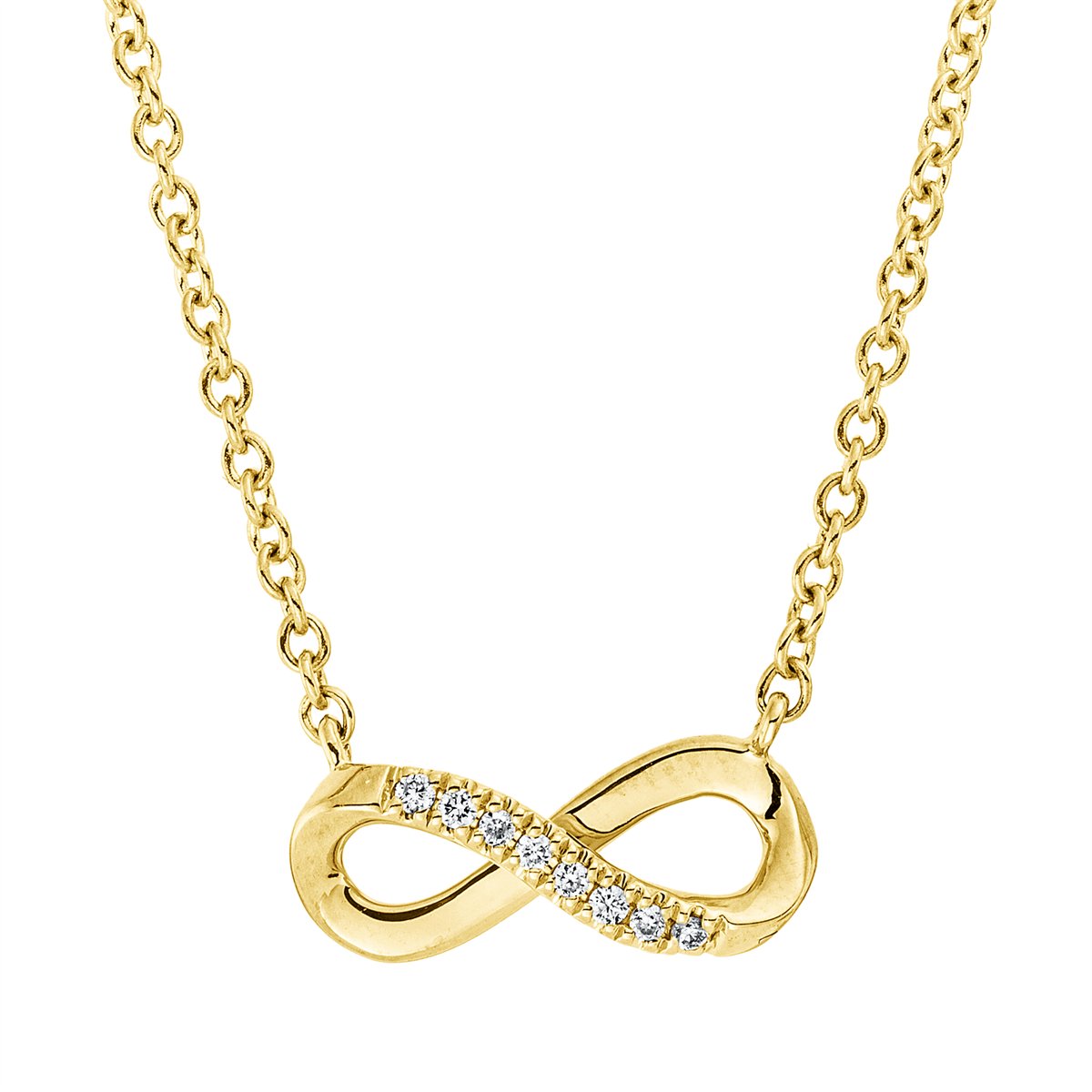Collier 18 kt GG, mit ZÖ 40,6 cm