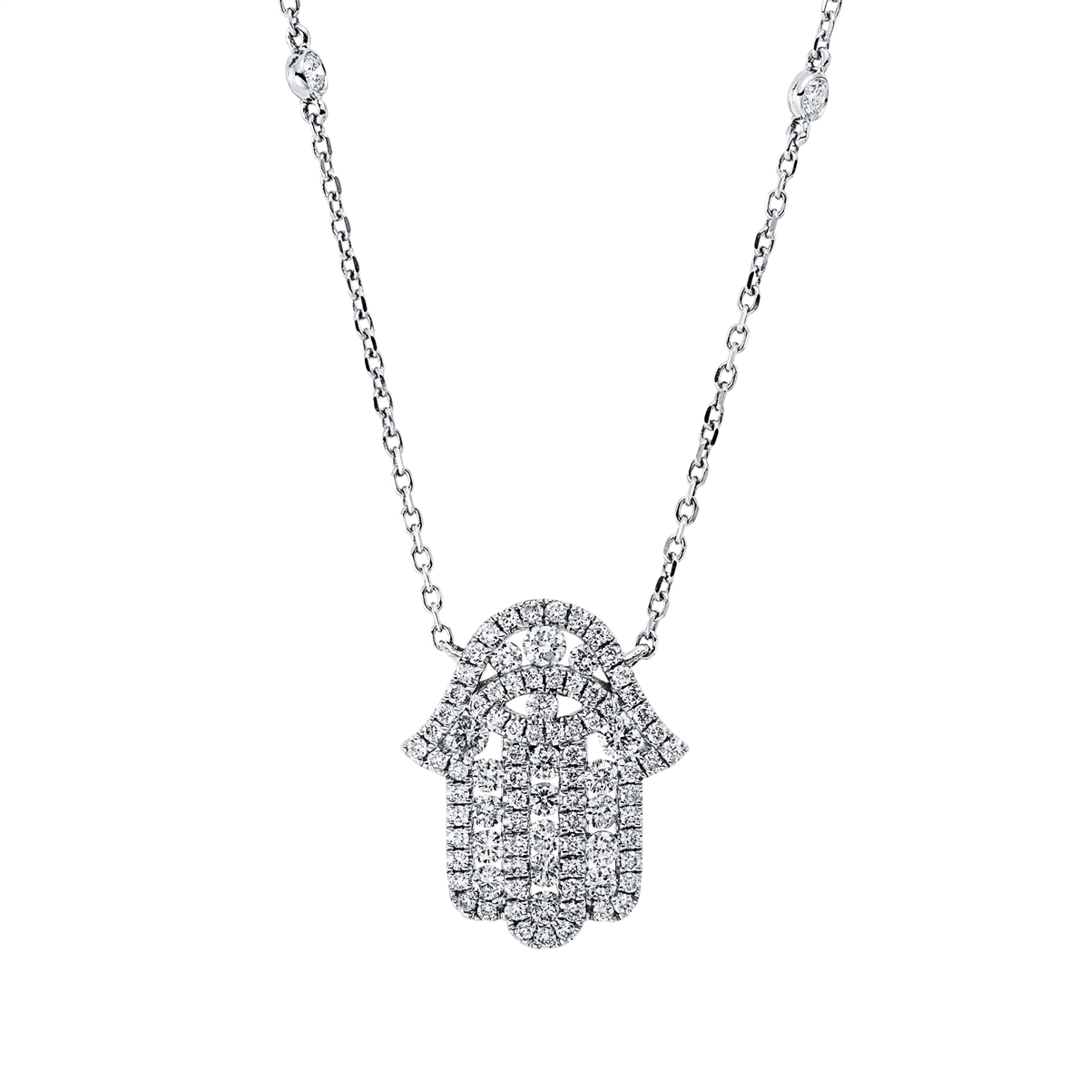 Collier 18 kt WG, Hand